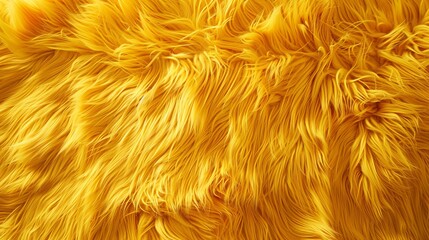 Soft golden yellow fur, textured background