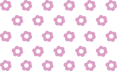 Vector abstract blue background with purple floral pattern