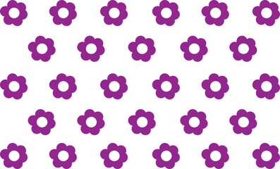 Vector abstract blue background with purple floral pattern