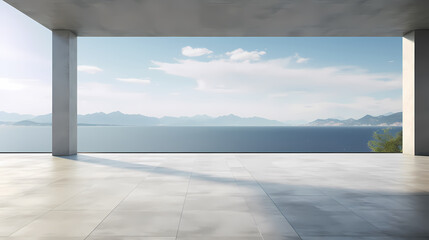 empty concrete floor