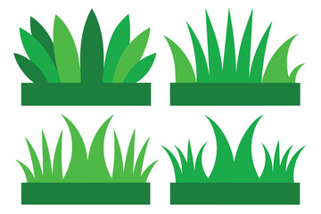 Green Grass template vector design