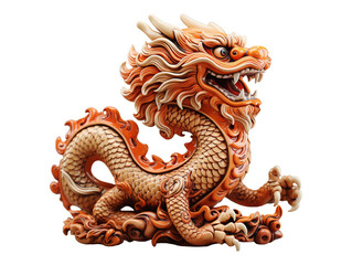 Fototapeta premium chinese dragon statue