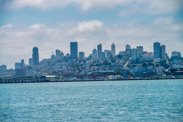 Fototapeta premium San Francisco from a cruise ship