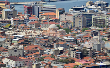Obraz premium A view from Izmir, Turkey.