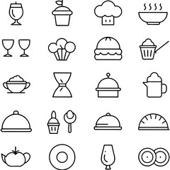 Catering Related Line art icon