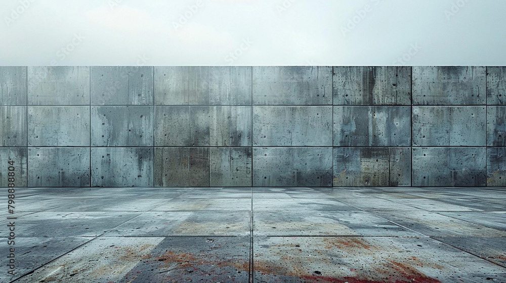 Wall mural photo of worn Concrete Background