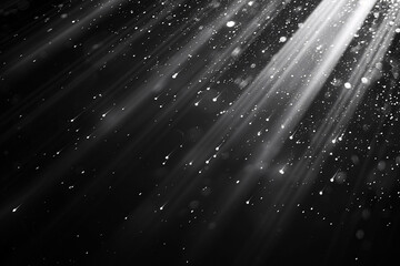Gold glitter light shine sparkles and golden spark particles on black background. glow, light ray,...