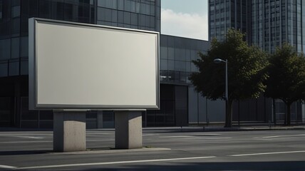 Obraz premium billboard on the street