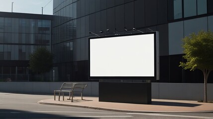 Fototapeta premium billboard on the street