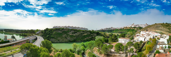 Aerial view of Arcos de la Frontera, Southern Spain © jovannig