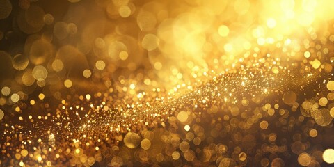 Shiny Golden Gradient Texture: Luxurious Gold Background for Wallpaper and Design