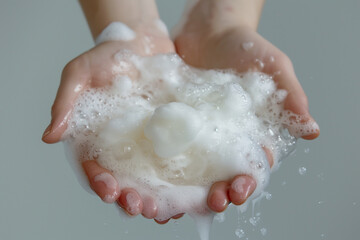 Handful of Sudsy Foam 