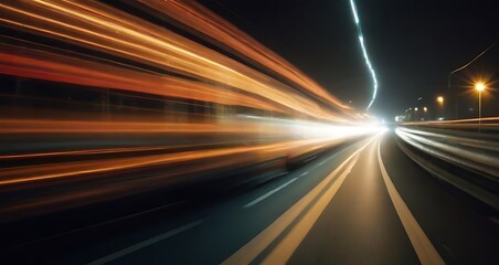 speed motion on the road, digital abstract fractal art background image
