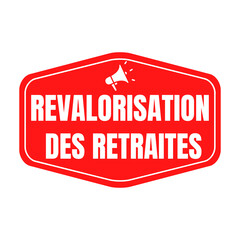 Symbole revalorisation des retraites en France