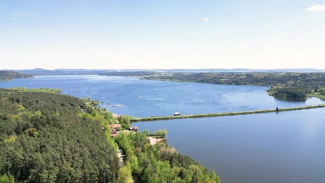 Kleiner Bombachsee bei Langlau in Mittelfranken