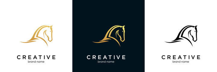 horse logo template