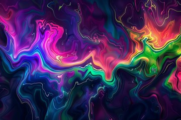 abstract neon background variety of colors