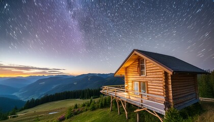 house in the mountains