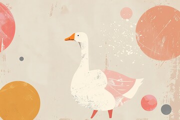 illustration of a goose