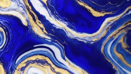 Premium luxury Blue, Gold and Purple abstract marble background