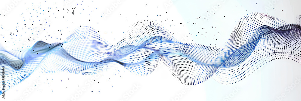 Poster bright abstract colored smoke. the movement of dynamic swirls, patterns and tones created by dots an