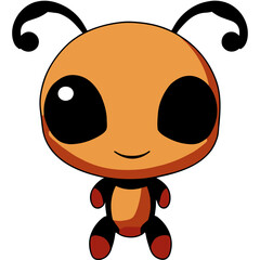 Fototapeta premium ant white background art