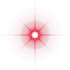 red cross lens flare