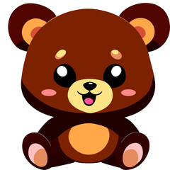 Obraz premium cute bears clean high detailed