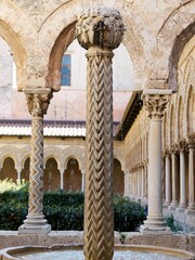 cloister of the cathedral of monreale