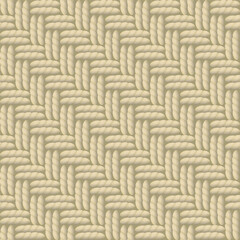 Sackcloth seamless pattern background vector illustration. Textile beige color background.