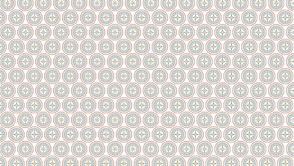 Flat arabic pattern background