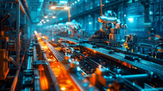 Inside a Massive Industrial Facility: Machinery and Steel Manufacturing Equipment