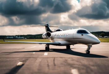 Jet Aviation Small Parked Private Beautiful Tarmac is