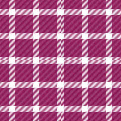 Improvement background textile pattern, simplicity vector plaid fabric. Screen texture seamless check tartan in pink and white colors.