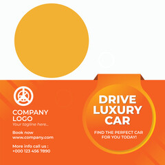 Social Media Car Poster Design Template