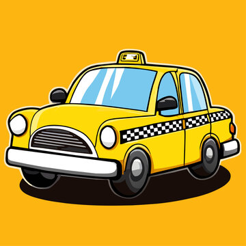 cute taxi background  ar