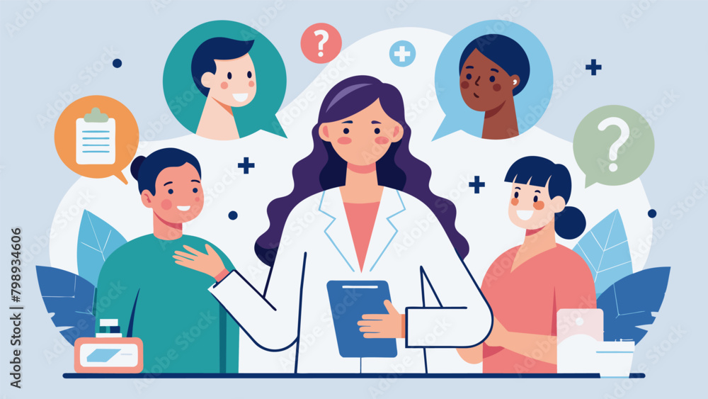 Poster qa session with a dermatologist addressing specific concerns and offering personalized skincare reco