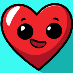 Fototapeta premium heart cute background art