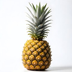 Fototapeta premium Pineapple Illustration Digital Fruit Painting Isolated Background Graphic Vegan Healthy Food Design