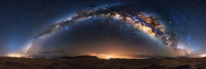 Naklejka premium Cassiopeia against the night sky