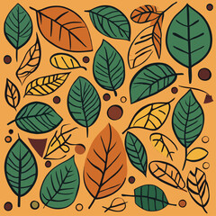 leaves background art high