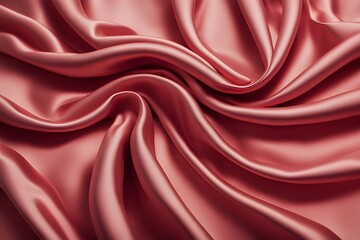 Obraz premium pastel color creased smooth silk