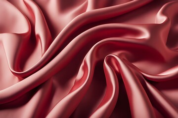 Obraz premium pastel color creased smooth silk
