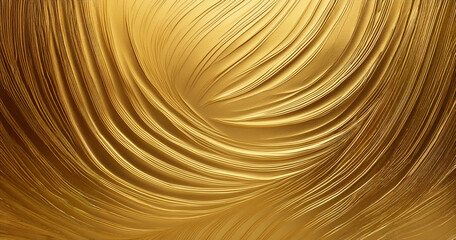 Sweeping Golden Brushstrokes Background
