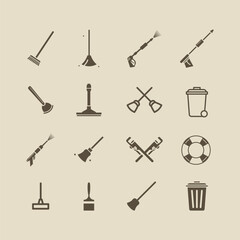 Water Service,Plumbing Concept Icons
