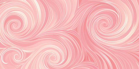 cute pink pastel background with swirling lines