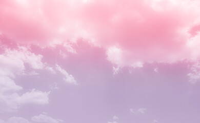 Pink Sky Cloud Background Color Purple Abstract Sunset Landscape Pastel weather Light Warm Morning...