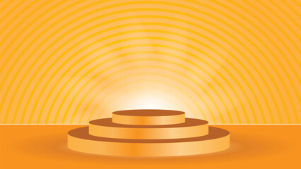 Pastel Color Stage Background Design
