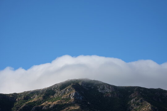 mountains and clouds 