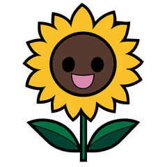 sunflower cute background
